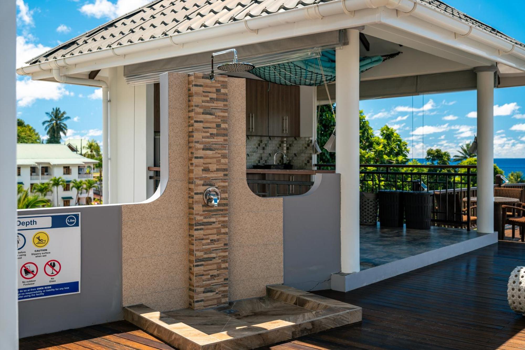 D'Offay Seaview Apartments Beau Vallon  Esterno foto